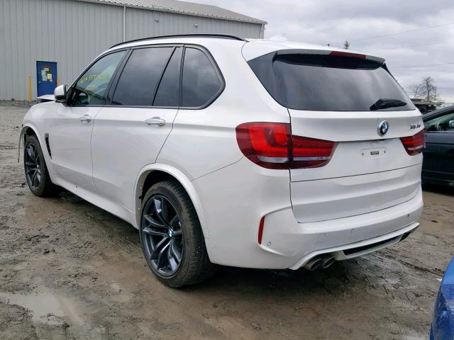 5YMKT6C55G0R78103 - 2016 BMW X5 M WHITE photo 3