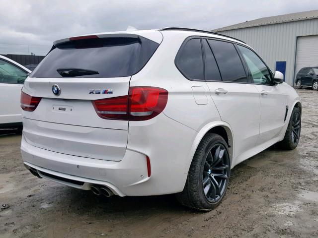 5YMKT6C55G0R78103 - 2016 BMW X5 M WHITE photo 4