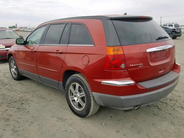 2A8GF68XX7R126408 - 2007 CHRYSLER PACIFICA T MAROON photo 3