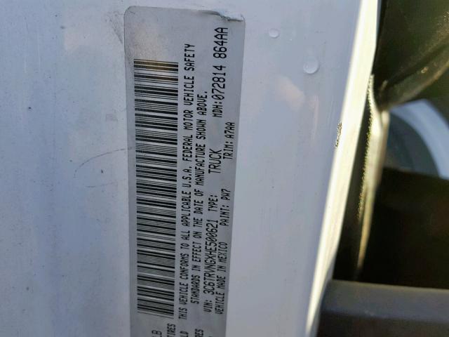 3C6TRVNGXHE500621 - 2017 RAM PROMASTER 白色 照片 10