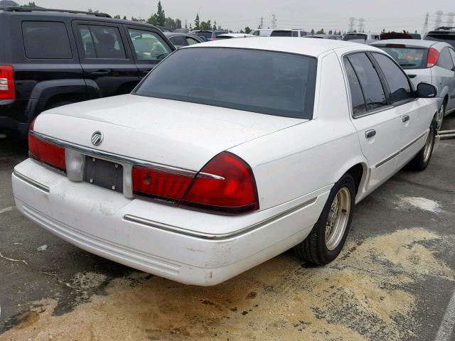 2MEFM75W1XX605773 - 1999 MERCURY GRAND MARQ WHITE photo 4