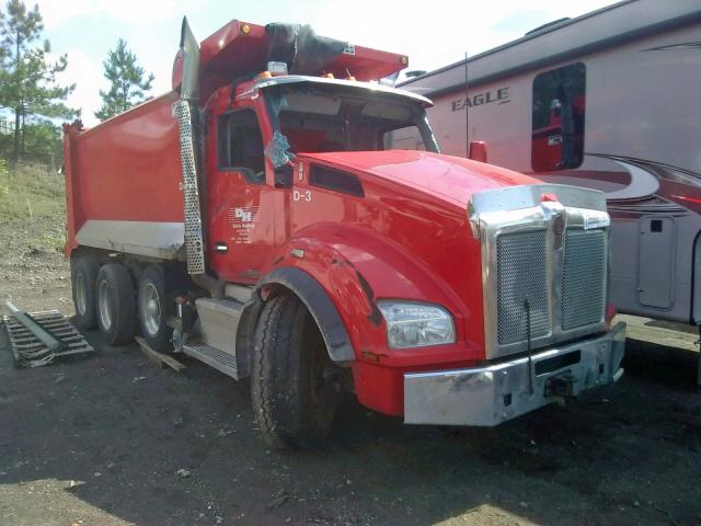 1NKZXPTX5HJ157712 - 2017 KENWORTH CONSTRUCTI RED photo 1