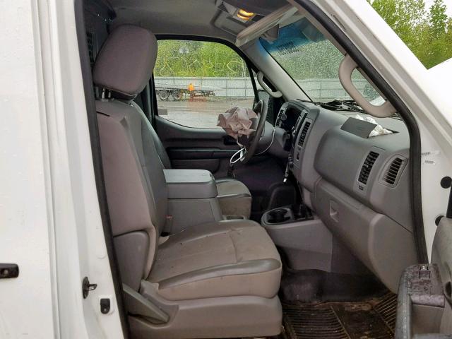 1N6BF0KY7FN806629 - 2015 NISSAN NV 1500 WHITE photo 5