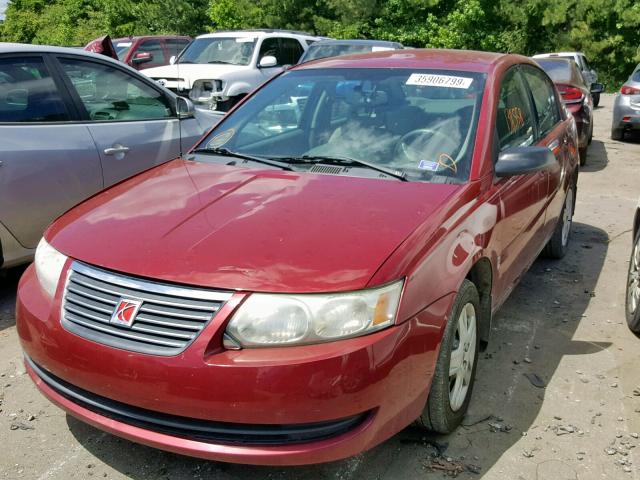 1G8AJ55F16Z127088 - 2006 SATURN ION LEVEL RED photo 2
