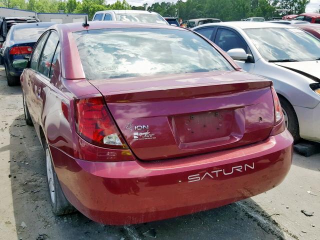 1G8AJ55F16Z127088 - 2006 SATURN ION LEVEL RED photo 3