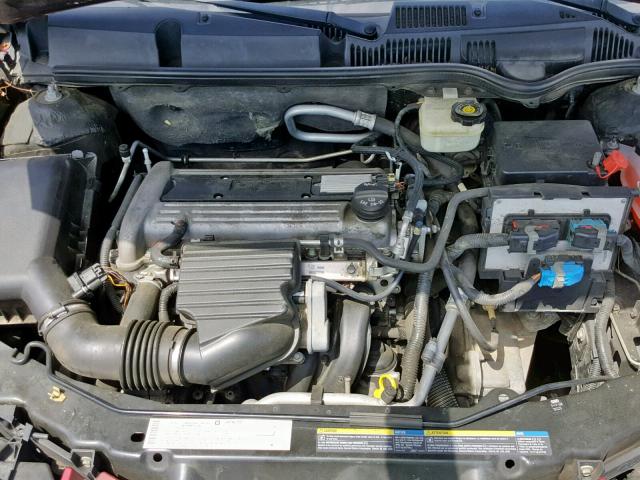 1G8AJ55F16Z127088 - 2006 SATURN ION LEVEL RED photo 7