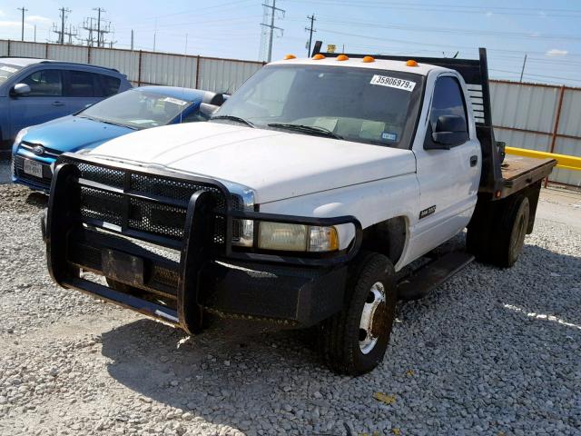 3B6MF36C32M236438 - 2002 DODGE RAM 3500 WHITE photo 2