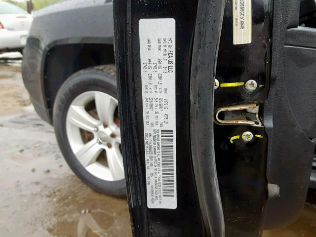 1C4NJDBB6GD518545 - 2016 JEEP COMPASS SP 黑色 照片 10