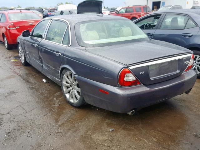 SAJWA82B78SH19657 - 2008 JAGUAR XJ VANDEN PURPLE photo 3