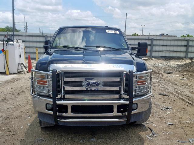 1FTWW31R49EA67689 - 2009 FORD F350 SUPER BLACK photo 9