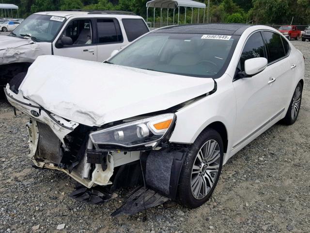 KNALN4D77G5213650 - 2016 KIA CADENZA LU WHITE photo 2