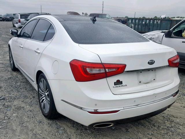 KNALN4D77G5213650 - 2016 KIA CADENZA LU WHITE photo 3