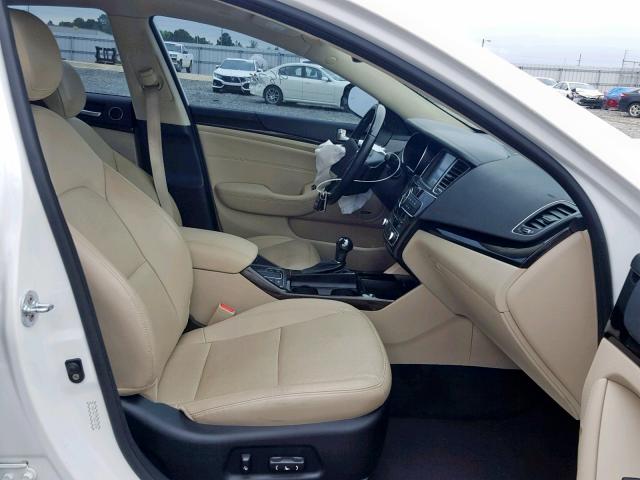 KNALN4D77G5213650 - 2016 KIA CADENZA LU WHITE photo 5