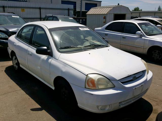 KNADC125246337003 - 2004 KIA RIO WHITE photo 1