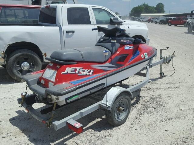 KAW94276D797 - 1997 KAWASAKI JET SKI RED photo 4