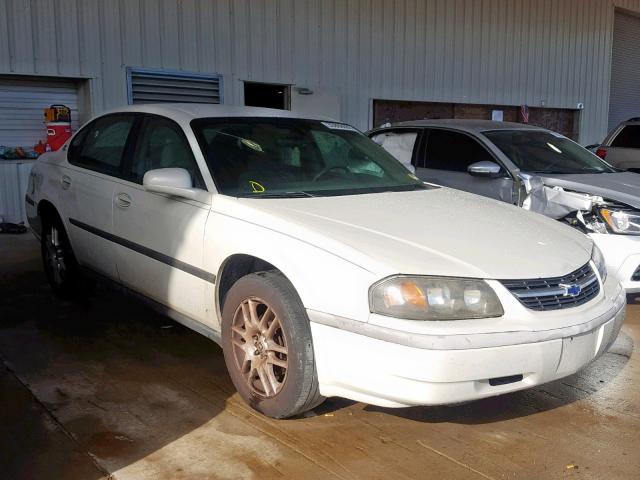 2G1WF52E549384201 - 2004 CHEVROLET IMPALA WHITE photo 1