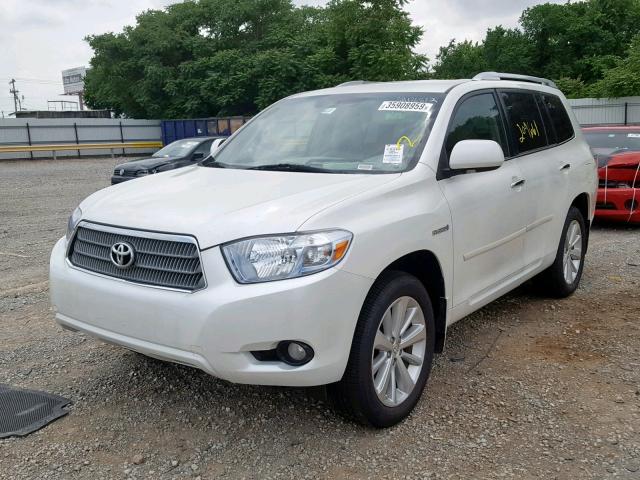 JTEEW44A082001448 - 2008 TOYOTA HIGHLANDER WHITE photo 2