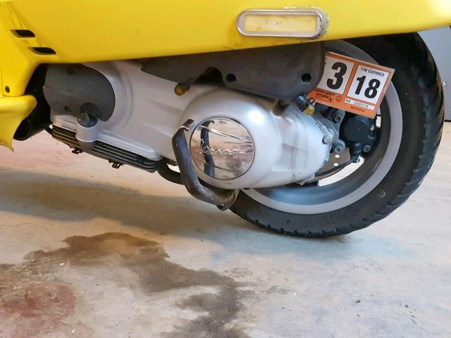 ZAPM459L375006452 - 2007 VESPA GTS 250 YELLOW photo 7