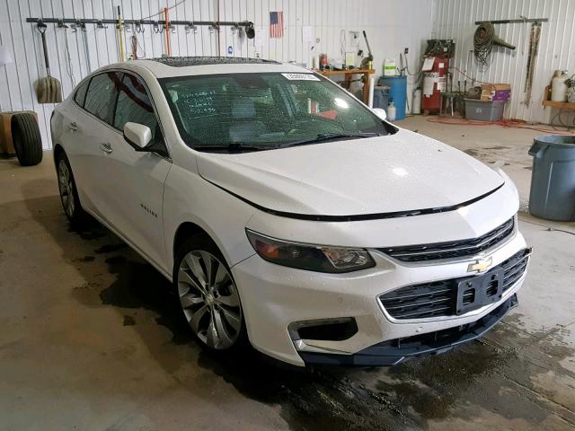 1G1ZH5SX6HF125464 - 2017 CHEVROLET MALIBU PRE WHITE photo 1