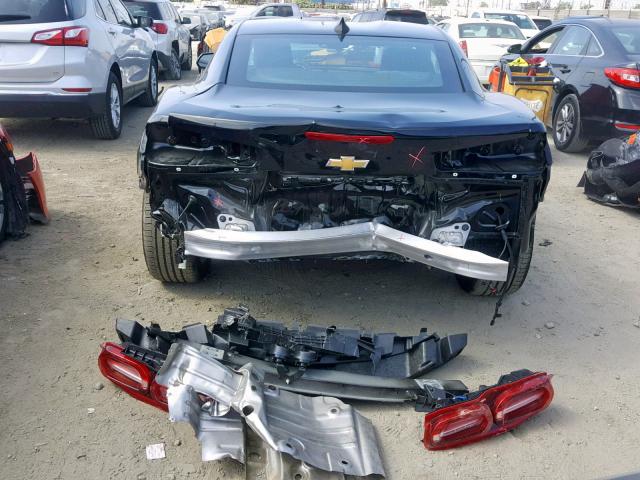 1G1FB1RX8K0139203 - 2019 CHEVROLET CAMARO LT BLACK photo 9