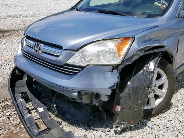 JHLRE48728C065978 - 2008 HONDA CR-V EXL BLUE photo 9