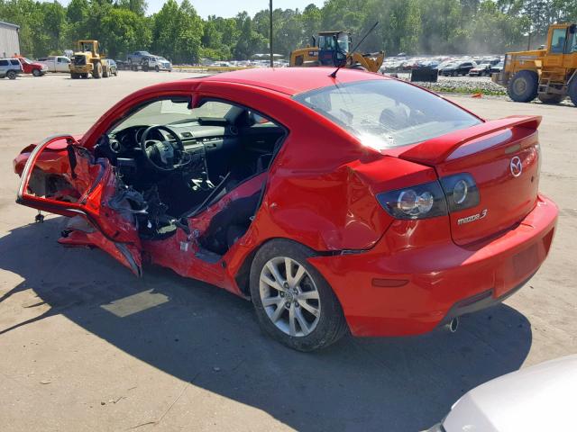 JM1BK123471627756 - 2007 MAZDA 3 S RED photo 3