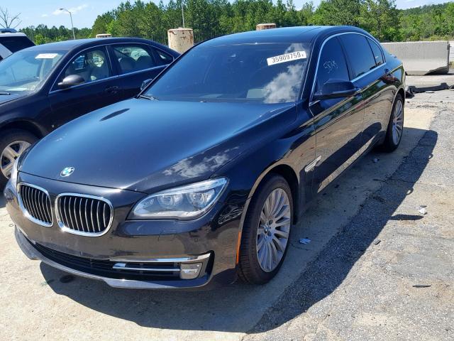 WBAYE4C58DD137296 - 2013 BMW 740 LI BLACK photo 2