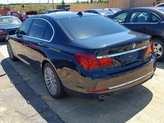 WBAYE4C58DD137296 - 2013 BMW 740 LI BLACK photo 3