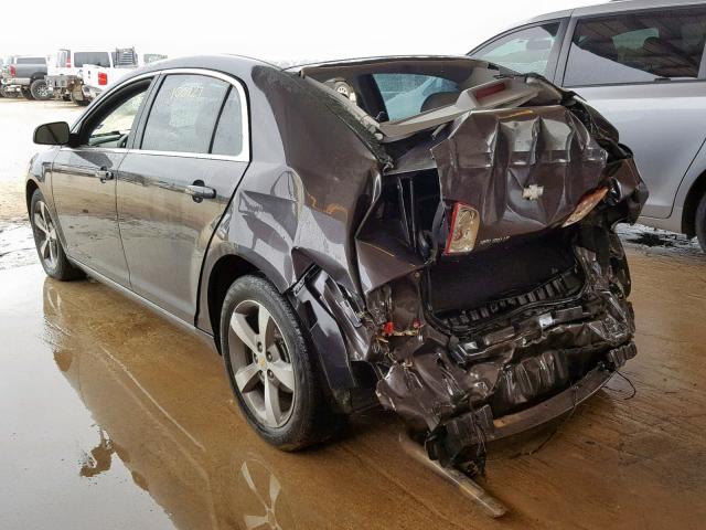 1G1ZC5EU6BF156138 - 2011 CHEVROLET MALIBU 1LT 黑色 照片 3