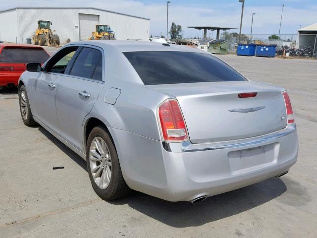 2C3CCACG9CH198178 - 2012 CHRYSLER 300 LIMITE SILVER photo 3