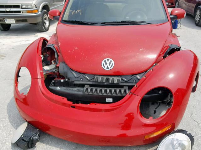 3VWRW3AG7AM029493 - 2010 VOLKSWAGEN NEW BEETLE წითელი ფოტო 9