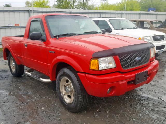 1FTYR11U72TA57801 - 2002 FORD RANGER RED photo 1