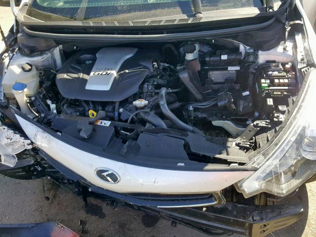 KNAFZ6A34E5230949 - 2014 KIA FORTE SX SILVER photo 7