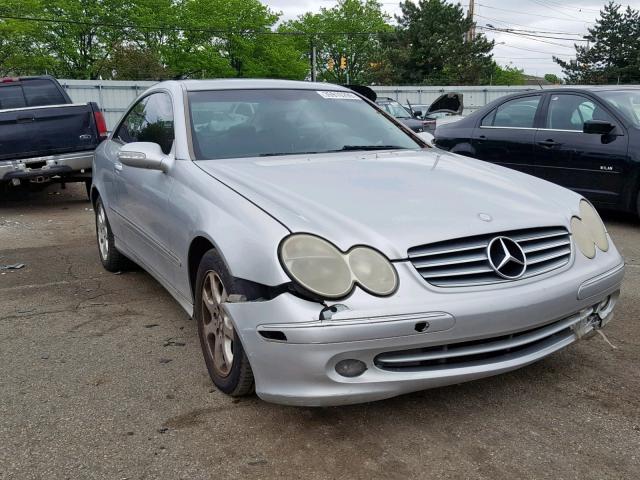 WDBTJ65JX4F079208 - 2004 MERCEDES-BENZ CLK 320C SILVER photo 1