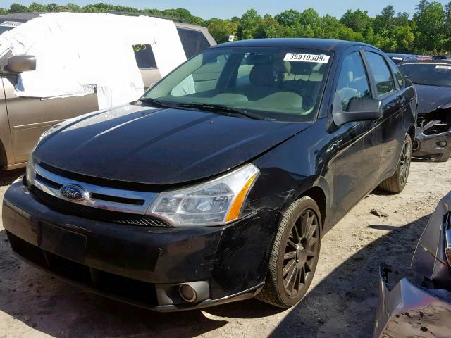 1FAHP36N89W219646 - 2009 FORD FOCUS SES BLACK photo 2