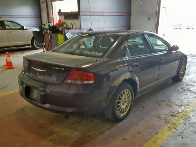 1C3EL56R54N393331 - 2004 CHRYSLER SEBRING LX MAROON photo 4