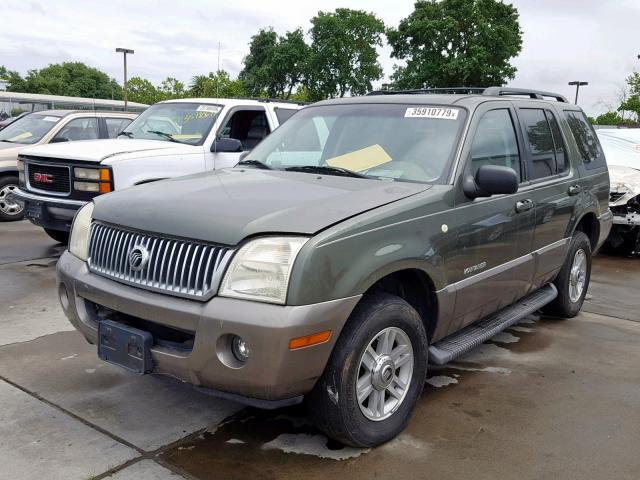 4M2ZU66K12ZJ41434 - 2002 MERCURY MOUNTAINEE GREEN photo 2