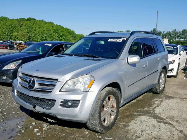 4JGBF71E89A508343 - 2009 MERCEDES-BENZ GL 450 4MA SILVER photo 2