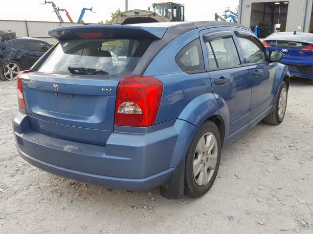 1B3HB48B77D592950 - 2007 DODGE CALIBER SXT  photo 4