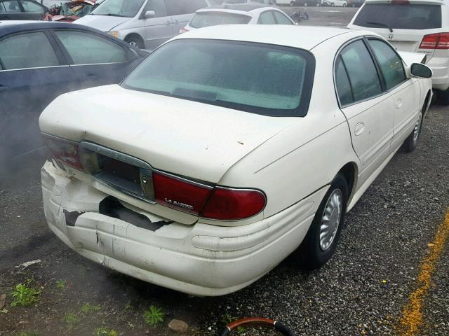 1G4HP52K444161326 - 2004 BUICK LESABRE CU WHITE photo 4