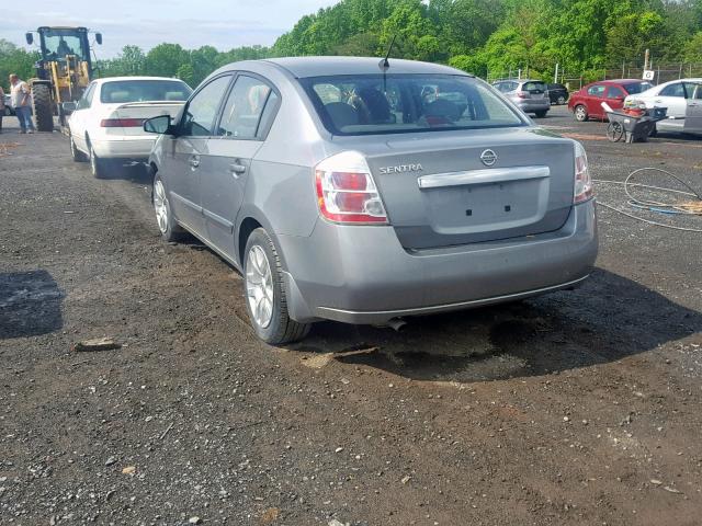 3N1AB6AP8AL728959 - 2010 NISSAN SENTRA 2.0 SILVER photo 3