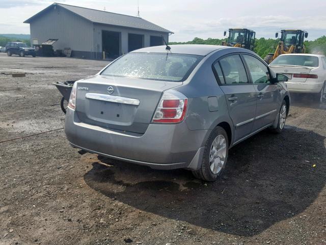 3N1AB6AP8AL728959 - 2010 NISSAN SENTRA 2.0 SILVER photo 4