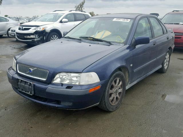 YV1VS29561F738565 - 2001 VOLVO S40 1.9T BLUE photo 2