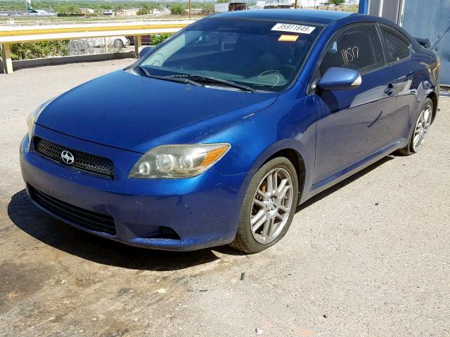 JTKDE167X80250265 - 2008 TOYOTA SCION TC BLUE photo 2