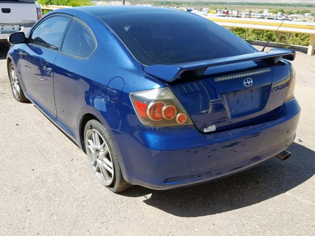 JTKDE167X80250265 - 2008 TOYOTA SCION TC BLUE photo 3