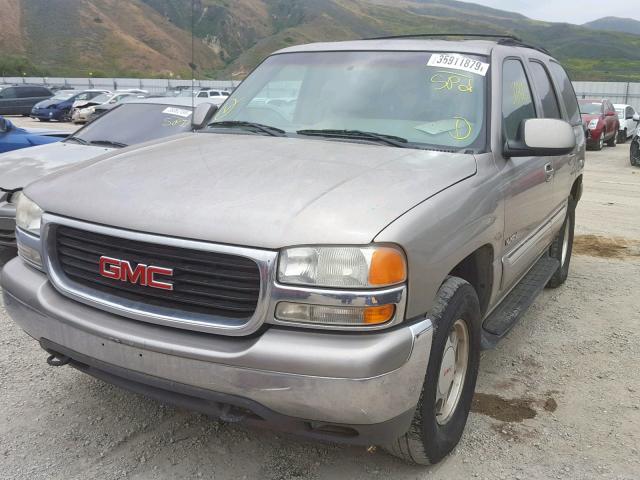 1GKEK13T31J179730 - 2001 GMC YUKON BEIGE photo 2