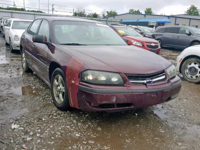 2G1WH55KX39188202 - 2003 CHEVROLET IMPALA LS MAROON photo 1