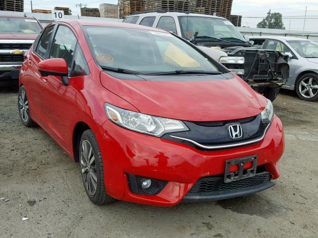 3HGGK5H89FM702261 - 2015 HONDA FIT EX RED photo 1