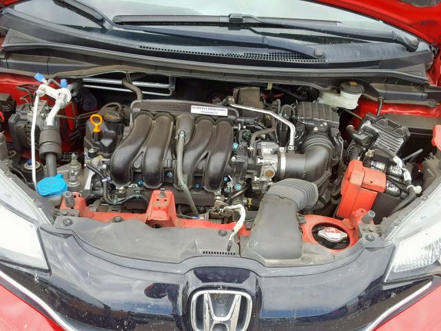 3HGGK5H89FM702261 - 2015 HONDA FIT EX RED photo 7