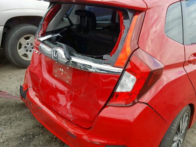 3HGGK5H89FM702261 - 2015 HONDA FIT EX RED photo 9